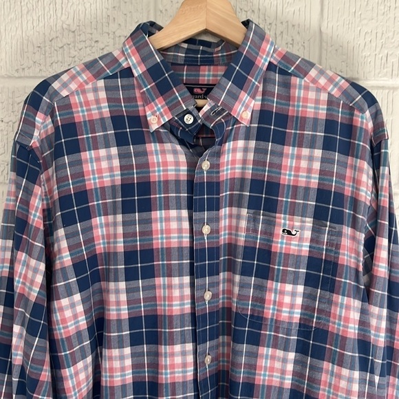 Vineyard Vines Men’s Tucker Button Down Shirt - Size Large - Picture 4 of 8